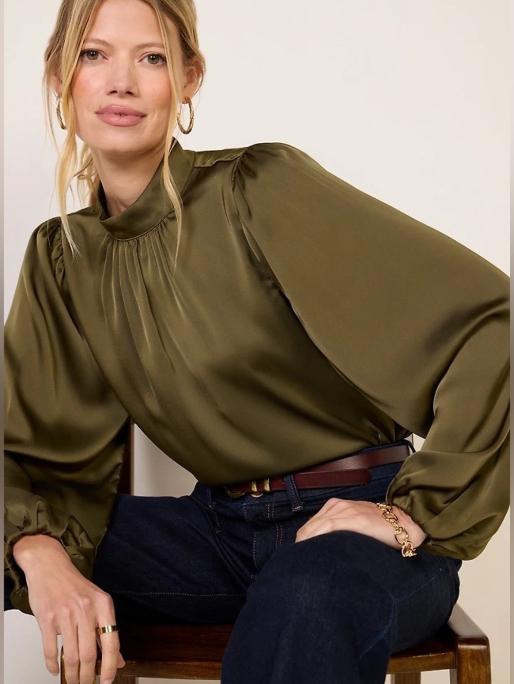 Evereve Clara Satin Blouse